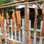 Homemade preserved sausages workshop